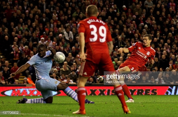 Liverpool v Manchester City - Carling Cup Semi Final Second Leg : News Photo