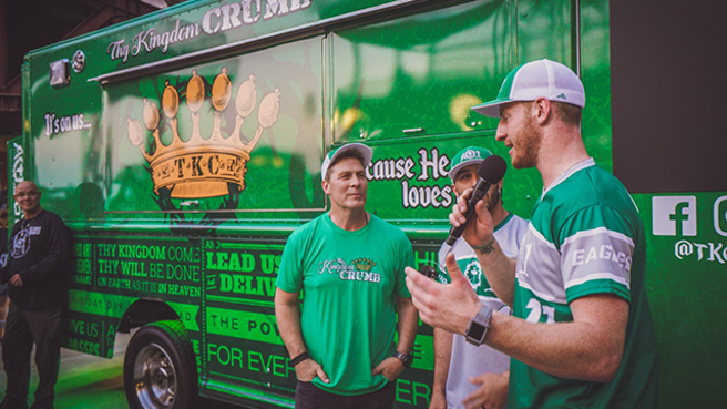 Image result for carson wentz food truck